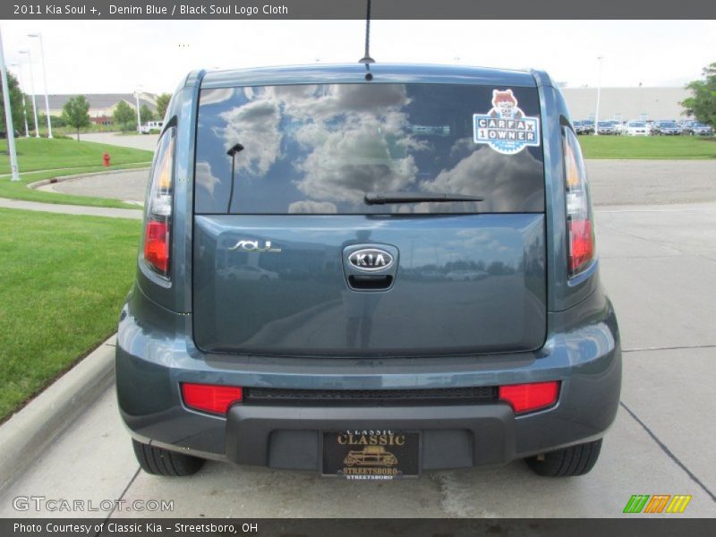Denim Blue / Black Soul Logo Cloth 2011 Kia Soul +