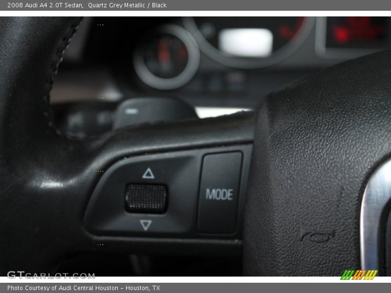 Quartz Grey Metallic / Black 2008 Audi A4 2.0T Sedan