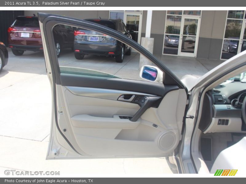 Paladium Silver Pearl / Taupe Gray 2011 Acura TL 3.5