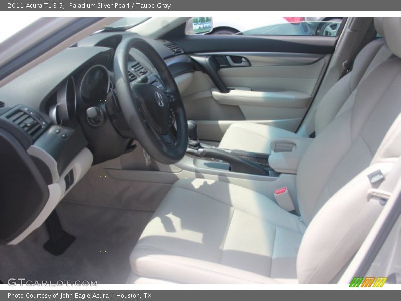 Paladium Silver Pearl / Taupe Gray 2011 Acura TL 3.5