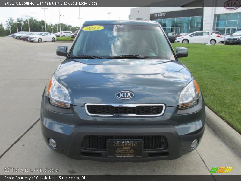 Denim Blue / Black Soul Logo Cloth 2011 Kia Soul +