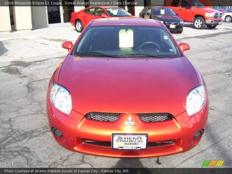 Sunset Orange Pearlescent / Dark Charcoal 2008 Mitsubishi Eclipse GS Coupe