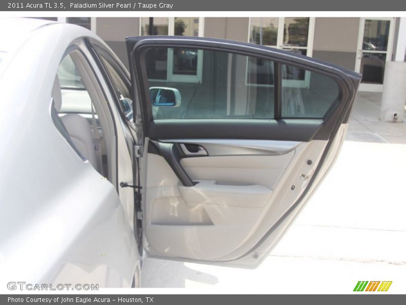 Paladium Silver Pearl / Taupe Gray 2011 Acura TL 3.5