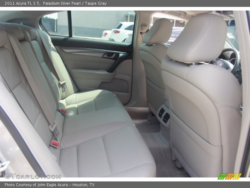 Paladium Silver Pearl / Taupe Gray 2011 Acura TL 3.5