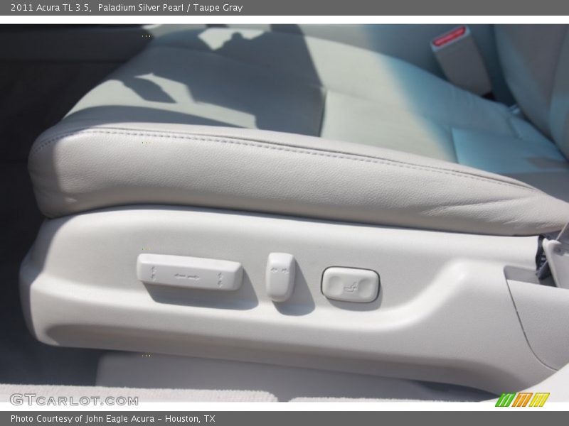 Paladium Silver Pearl / Taupe Gray 2011 Acura TL 3.5