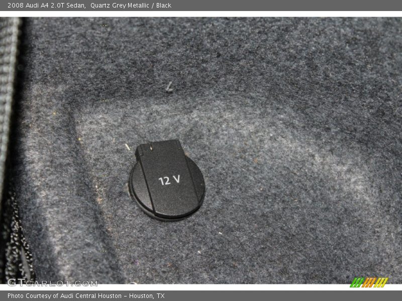 Quartz Grey Metallic / Black 2008 Audi A4 2.0T Sedan