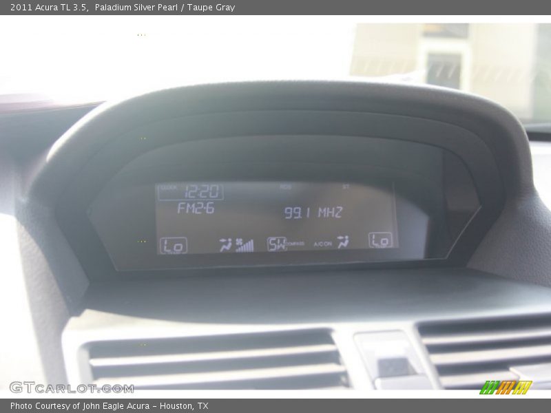 Paladium Silver Pearl / Taupe Gray 2011 Acura TL 3.5