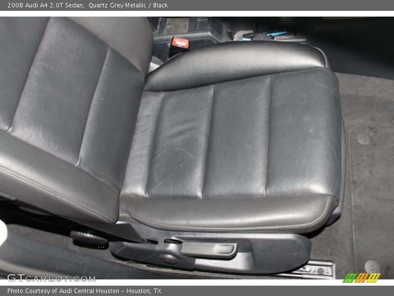 Quartz Grey Metallic / Black 2008 Audi A4 2.0T Sedan
