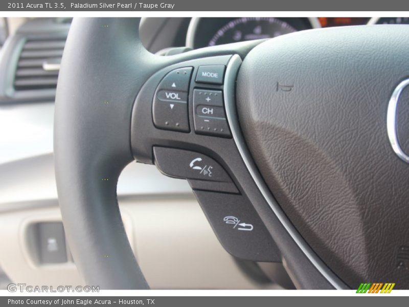 Paladium Silver Pearl / Taupe Gray 2011 Acura TL 3.5