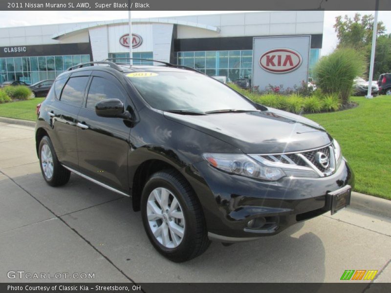 Super Black / Black 2011 Nissan Murano SL AWD