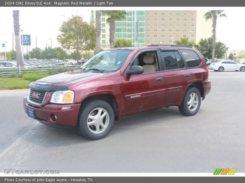 Magnetic Red Metallic / Light Tan 2004 GMC Envoy SLE 4x4
