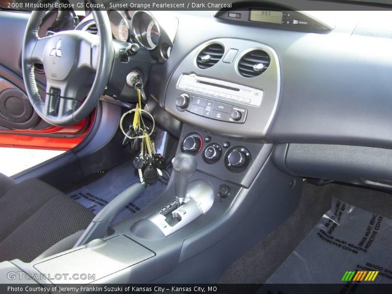 Sunset Orange Pearlescent / Dark Charcoal 2008 Mitsubishi Eclipse GS Coupe