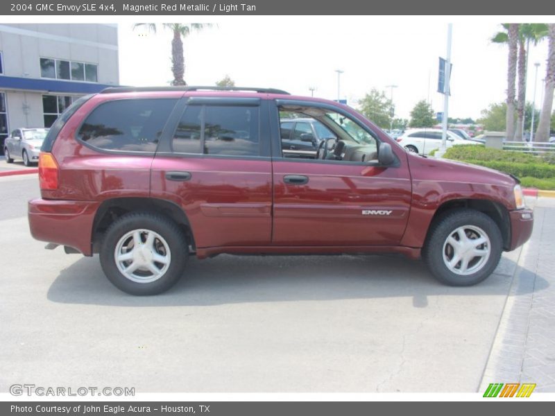 Magnetic Red Metallic / Light Tan 2004 GMC Envoy SLE 4x4