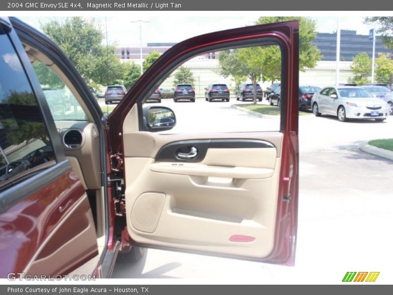 Magnetic Red Metallic / Light Tan 2004 GMC Envoy SLE 4x4