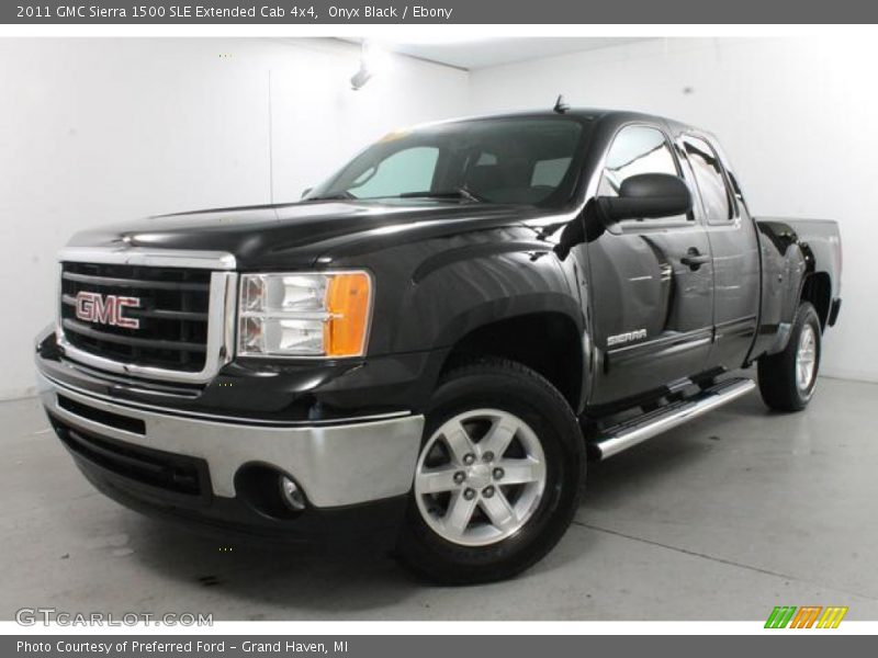 Onyx Black / Ebony 2011 GMC Sierra 1500 SLE Extended Cab 4x4