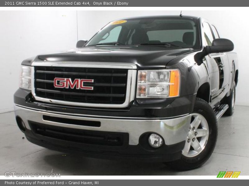 Onyx Black / Ebony 2011 GMC Sierra 1500 SLE Extended Cab 4x4