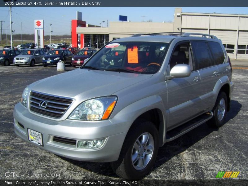 Silver Pine Metallic / Dark Gray 2005 Lexus GX 470