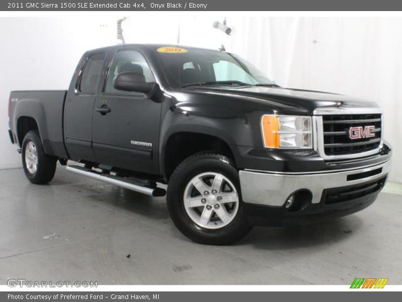 Onyx Black / Ebony 2011 GMC Sierra 1500 SLE Extended Cab 4x4
