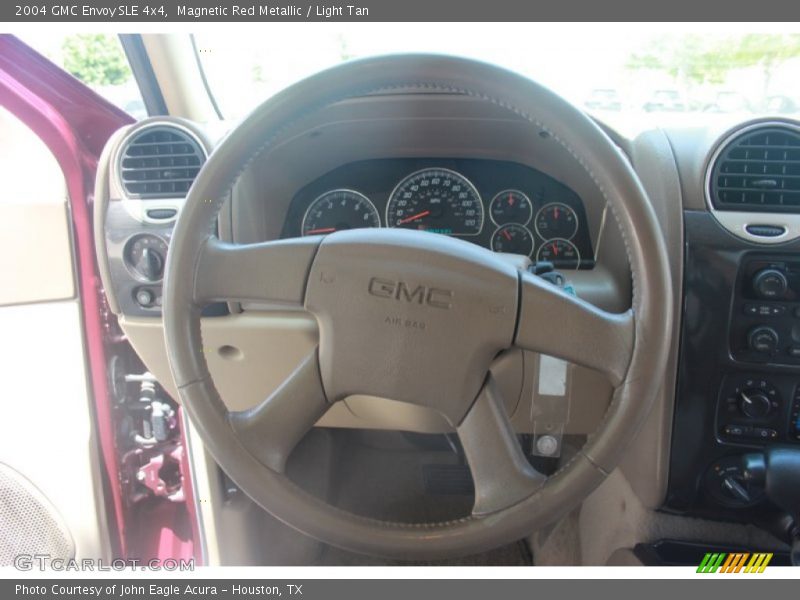 Magnetic Red Metallic / Light Tan 2004 GMC Envoy SLE 4x4