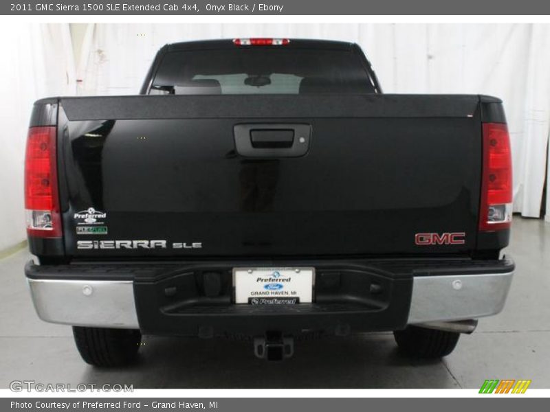 Onyx Black / Ebony 2011 GMC Sierra 1500 SLE Extended Cab 4x4
