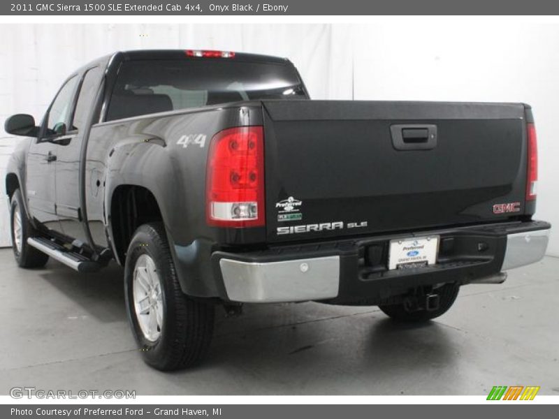 Onyx Black / Ebony 2011 GMC Sierra 1500 SLE Extended Cab 4x4