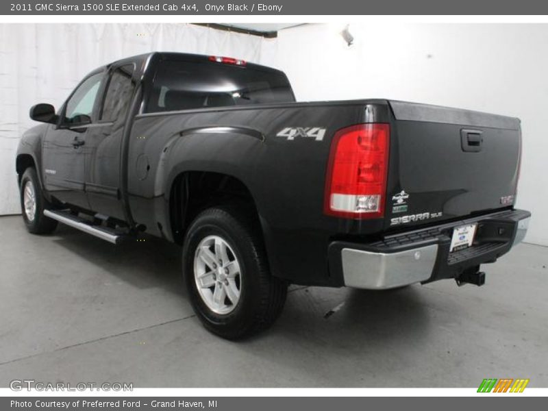 Onyx Black / Ebony 2011 GMC Sierra 1500 SLE Extended Cab 4x4