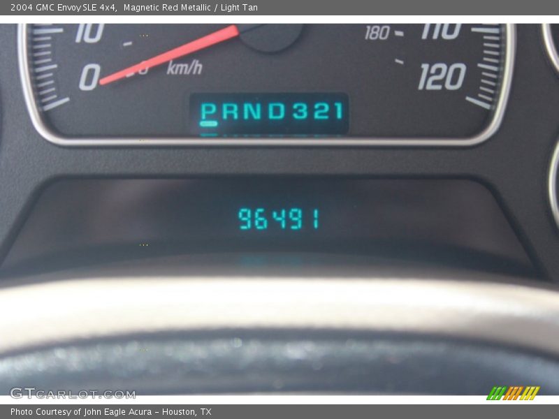 Magnetic Red Metallic / Light Tan 2004 GMC Envoy SLE 4x4