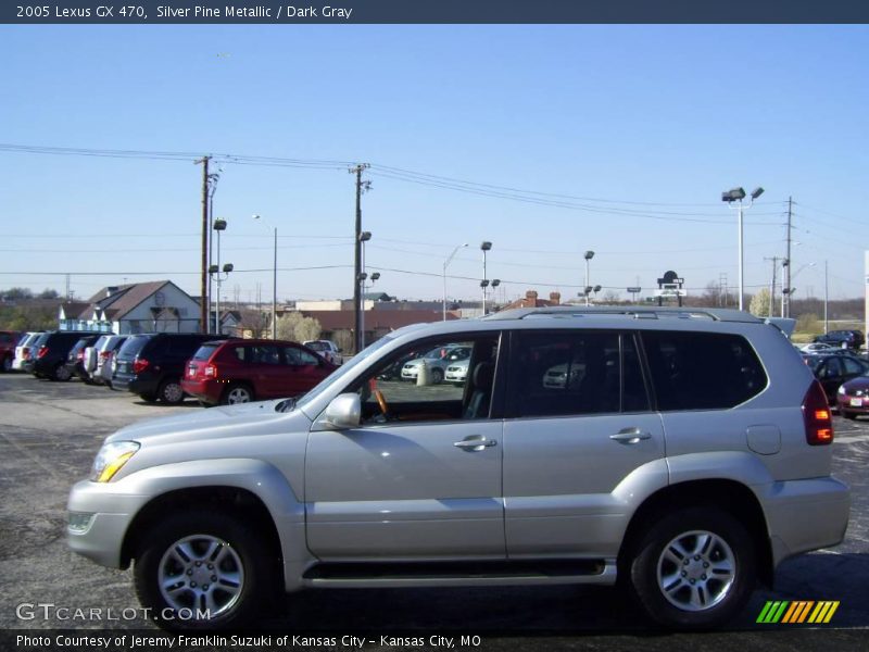 Silver Pine Metallic / Dark Gray 2005 Lexus GX 470