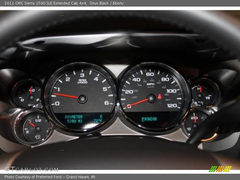 Onyx Black / Ebony 2011 GMC Sierra 1500 SLE Extended Cab 4x4