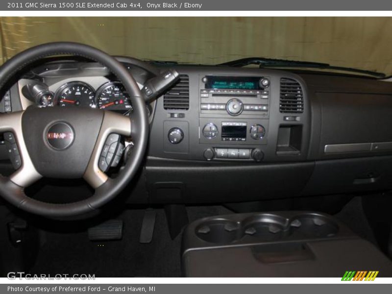 Onyx Black / Ebony 2011 GMC Sierra 1500 SLE Extended Cab 4x4