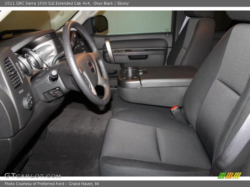 Onyx Black / Ebony 2011 GMC Sierra 1500 SLE Extended Cab 4x4