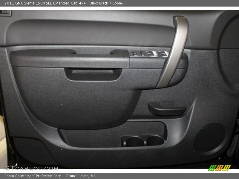 Onyx Black / Ebony 2011 GMC Sierra 1500 SLE Extended Cab 4x4