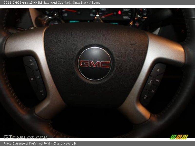 Onyx Black / Ebony 2011 GMC Sierra 1500 SLE Extended Cab 4x4