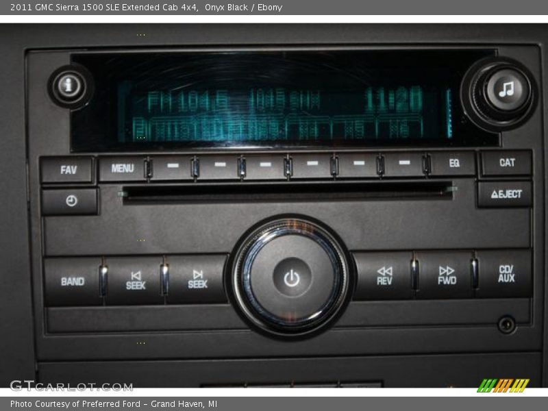Onyx Black / Ebony 2011 GMC Sierra 1500 SLE Extended Cab 4x4