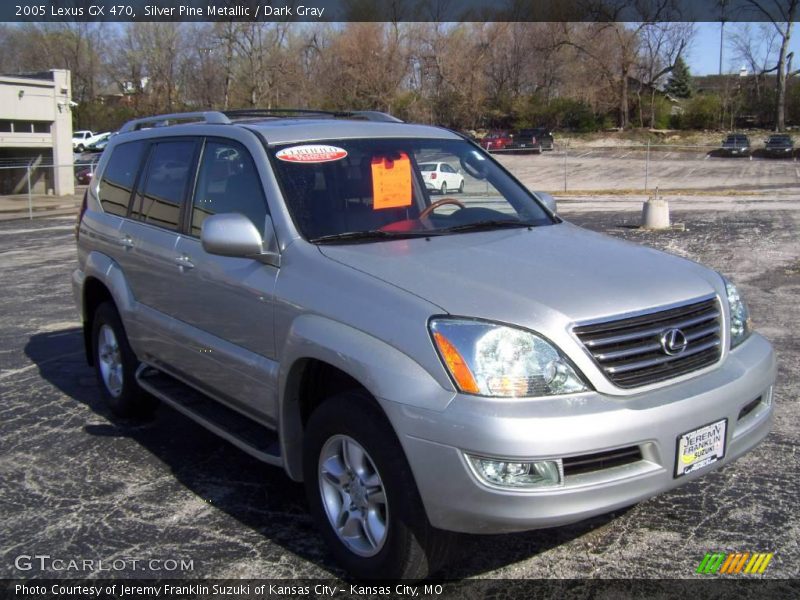 Silver Pine Metallic / Dark Gray 2005 Lexus GX 470