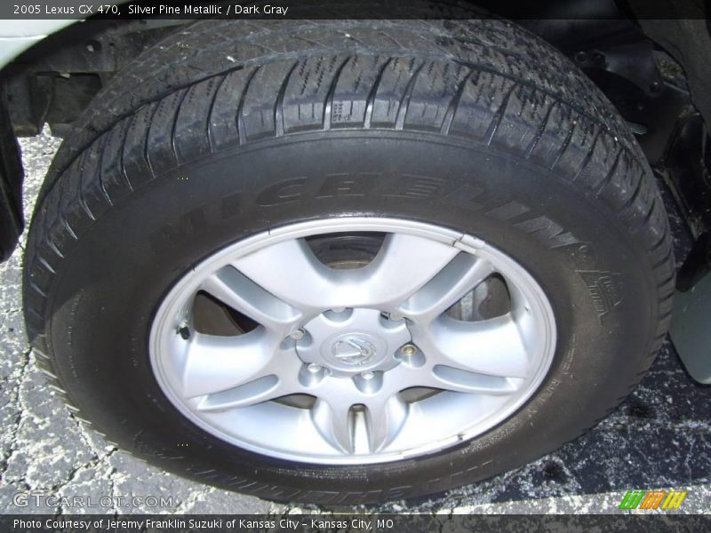 Silver Pine Metallic / Dark Gray 2005 Lexus GX 470