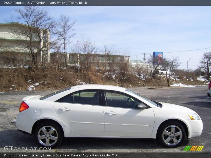 Ivory White / Ebony Black 2008 Pontiac G6 GT Sedan