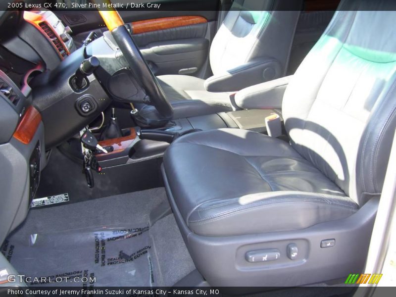 Silver Pine Metallic / Dark Gray 2005 Lexus GX 470