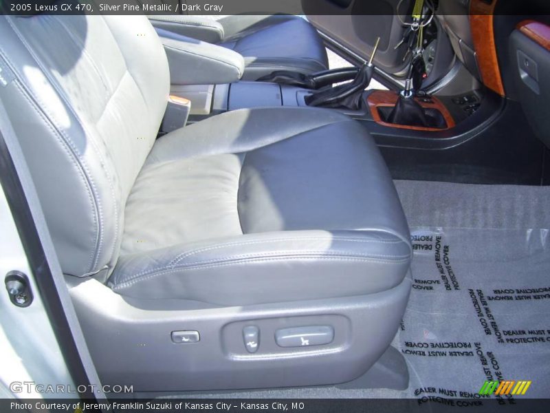 Silver Pine Metallic / Dark Gray 2005 Lexus GX 470
