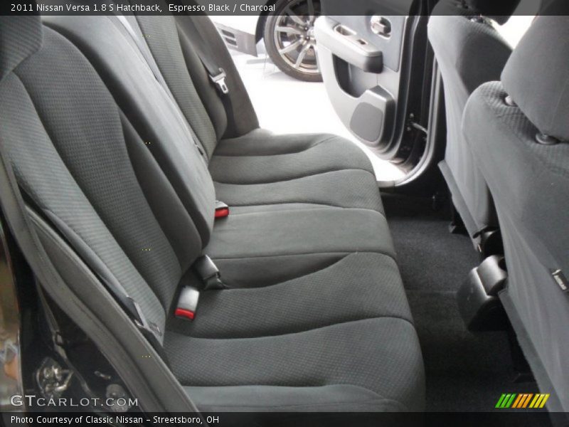 Espresso Black / Charcoal 2011 Nissan Versa 1.8 S Hatchback