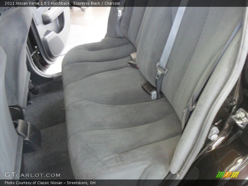 Espresso Black / Charcoal 2011 Nissan Versa 1.8 S Hatchback
