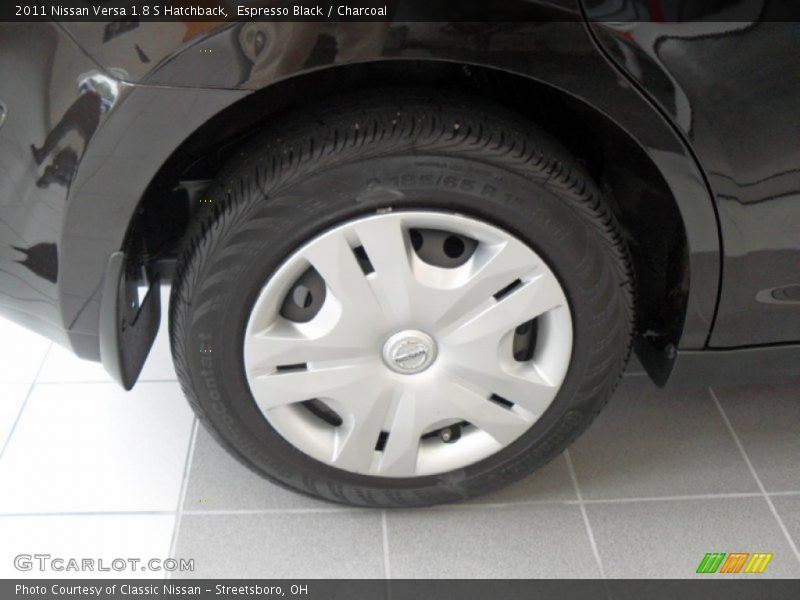 Espresso Black / Charcoal 2011 Nissan Versa 1.8 S Hatchback
