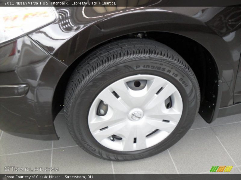 Espresso Black / Charcoal 2011 Nissan Versa 1.8 S Hatchback