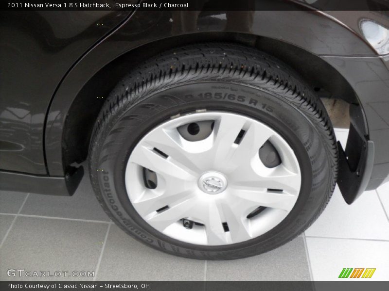 Espresso Black / Charcoal 2011 Nissan Versa 1.8 S Hatchback