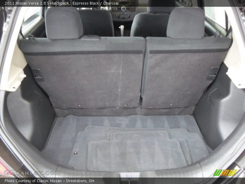 Espresso Black / Charcoal 2011 Nissan Versa 1.8 S Hatchback