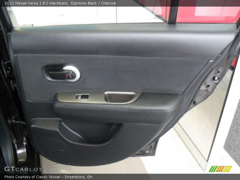 Espresso Black / Charcoal 2011 Nissan Versa 1.8 S Hatchback