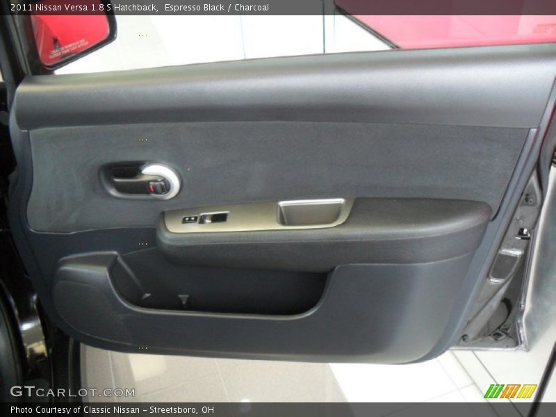 Espresso Black / Charcoal 2011 Nissan Versa 1.8 S Hatchback