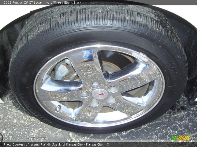 Ivory White / Ebony Black 2008 Pontiac G6 GT Sedan