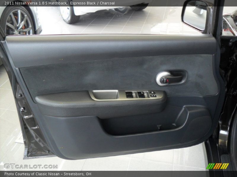 Espresso Black / Charcoal 2011 Nissan Versa 1.8 S Hatchback