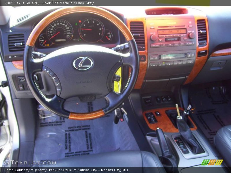 Silver Pine Metallic / Dark Gray 2005 Lexus GX 470
